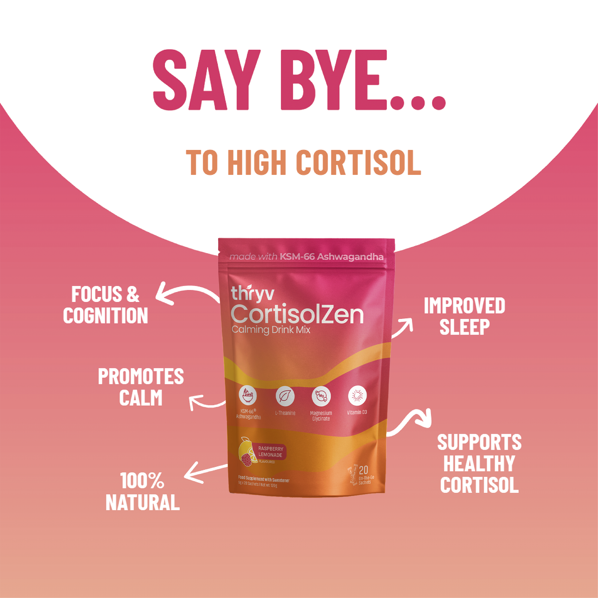 Thryv CortisolZen - Cortisol Drink Sachets